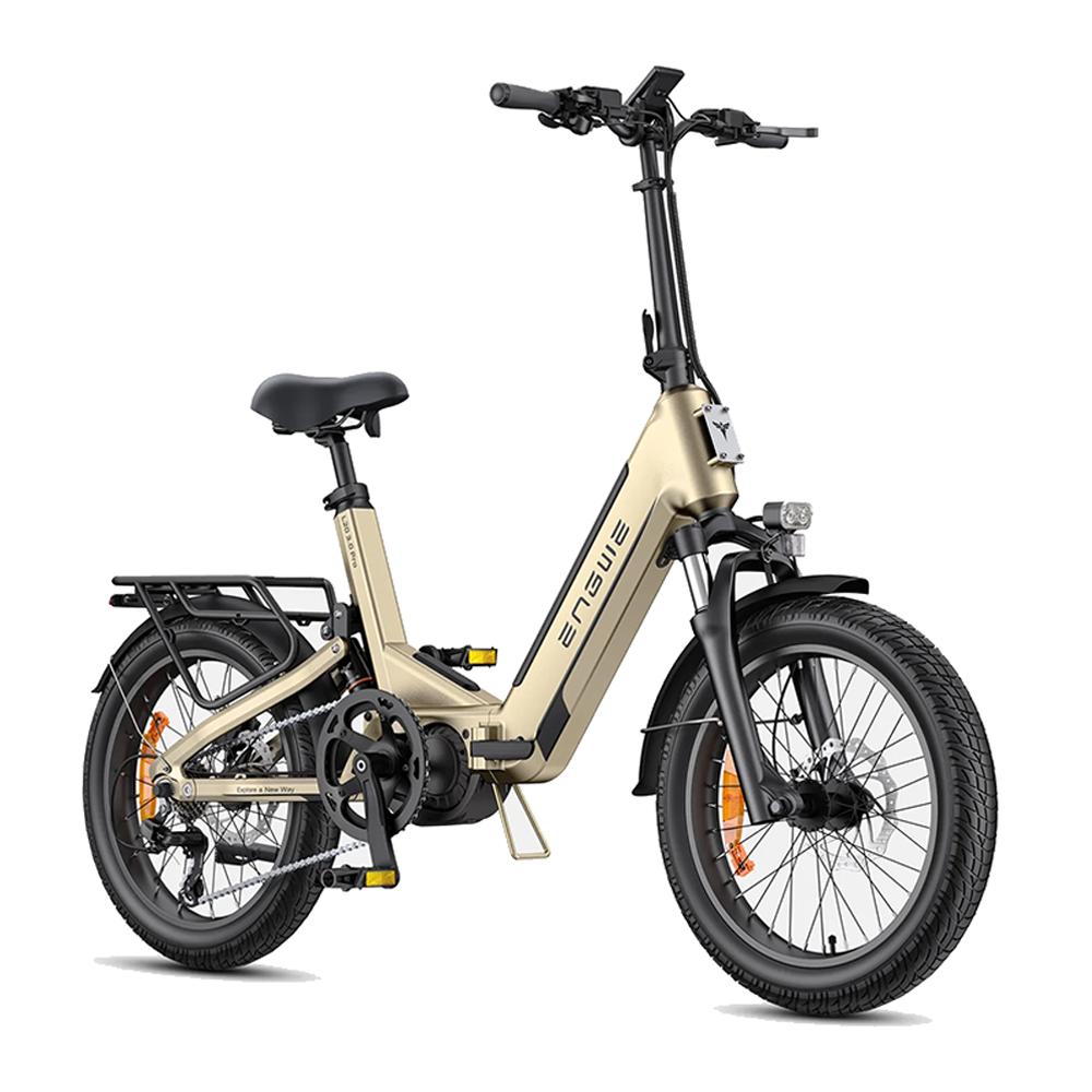 Engwe L20 3.0 Pro 20" Faltbares Elektrofahrrad 250W 48V15Ah Pedelec, Vollfederung, Tiefeinsteiger-Rahmen, Gepäckträger für Stadtpendler & Outdoor-Freizeit