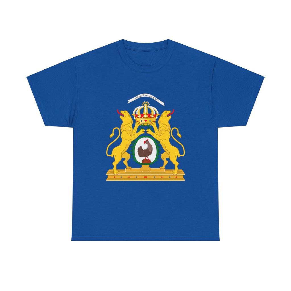 Unisex shirt Cotton Oversize Large Size Coat of arms of the First Empire of Haiti - T-Shirt