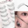 Thin Band Strip Wispy Fake Lashes Fluffy Natural Wispy Lashes For Work Birthdays Parties Travel