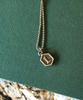 Elyona Initial Silver Pendant Necklace
