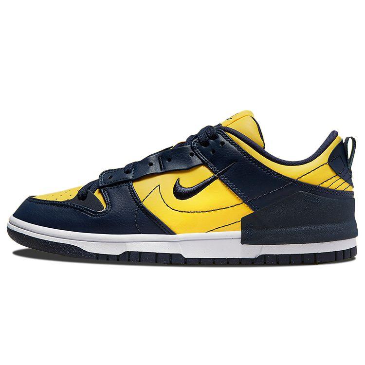 Nike  Dunk Low Disrupt 2 Michigan Women Sneakers Blue Varsity-Maize Midnight-Navy DV4024-400 37.5