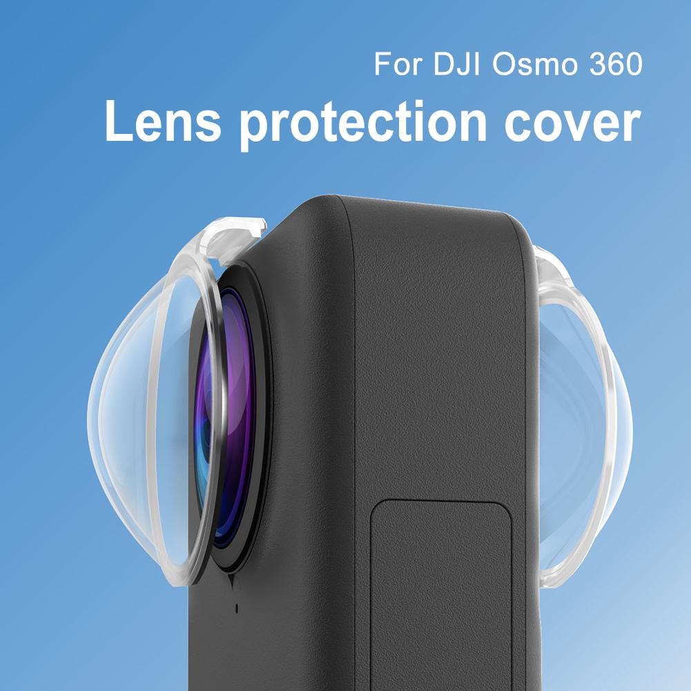 For DJI Osmo 360 Action Camera Lens Guards PC Lens Protector Cover Wear Resist Camera Protective Cover Sports Camera Accessories