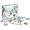 Puzzle - SENTOSPHERE - 36 pieces - Dans la neige - Toucher Soyeux - Impression 7 couleurs - Des 4 ans