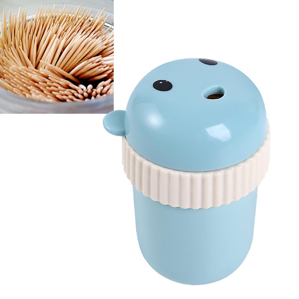 Toothpick Holder Portable Plastic Toothpick Container Cute Multifunctional Toothpick Dispenser for