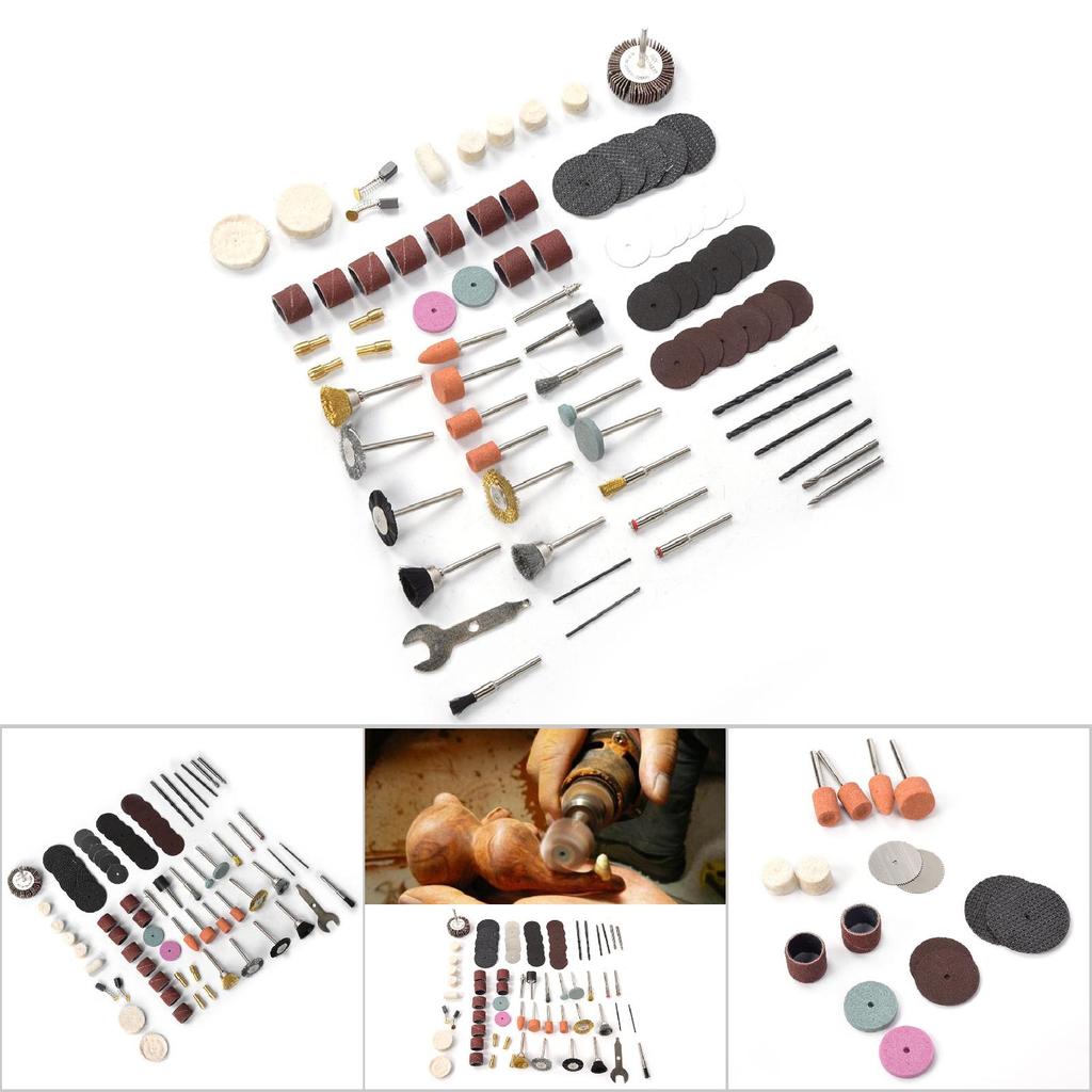 75 Stück Elektrischer Schleifer Zubehör-Set Schleif- Polierwerkzeuge für Elektrischen Schleifer