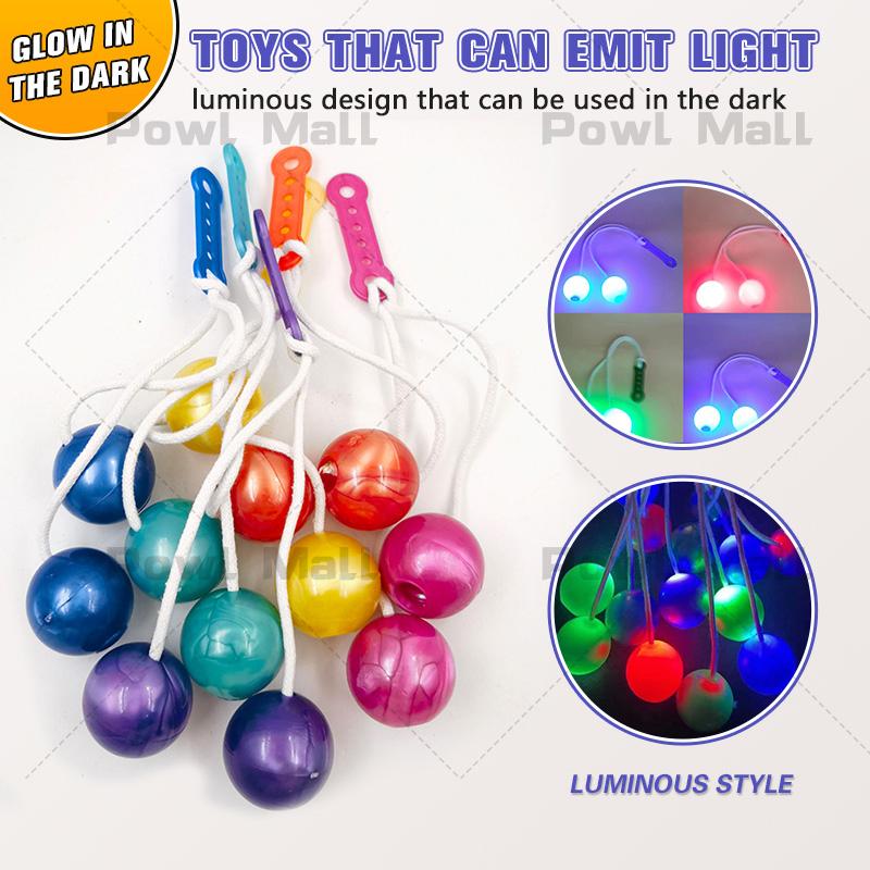 

Светящиеся игрушки Lato Lato, 4 см, вирусные игры старой школы, мяч для про-клакеров, вирусный Bola Latto