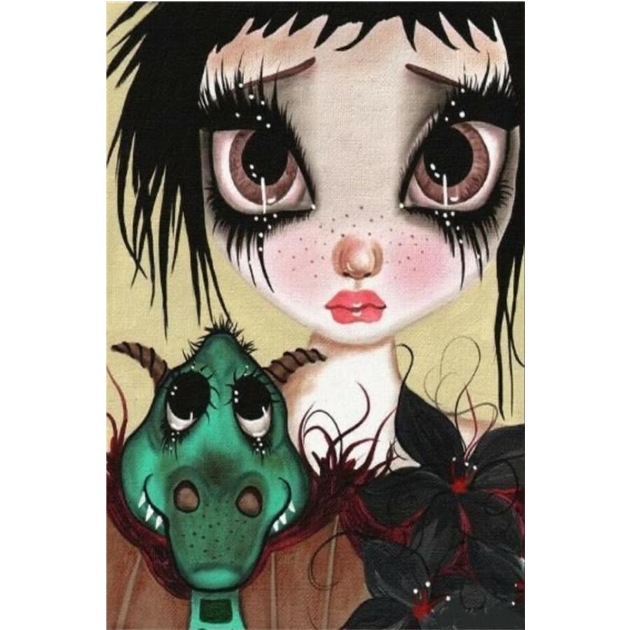 

Полный круглый дрель Алмазная картина Вышивка крестом Мозаика Алмазная вышивка Мозаика Живопись Искусство Домашнее украшение Full Round 20x30CM