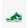 Jordan Air  1 Lucky Green BP Anti-Slip Shock Absorption High-Top Basketball Shoes Kids sneakers White BQ7197-301