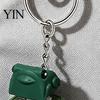 Fidget Toy With LED Light Duck Sound Button Keychain, Rechargeable Clicker with Real & Backpack Hanging Light, Funny Interactive Desk Stress