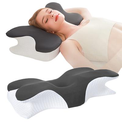Butterfly Shaped Memory Foam Cervical Pillow Slow Rebound Soft Sleeping Cervical Pillow Breathable for Office School Nap Pillow