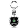 EBSX3 3D Metal Car Logo Key Rings Keyring Keychain For Skoda Sharp Sharp Crystal Sharp Rapid Speed Pye Ye Di Trunk
