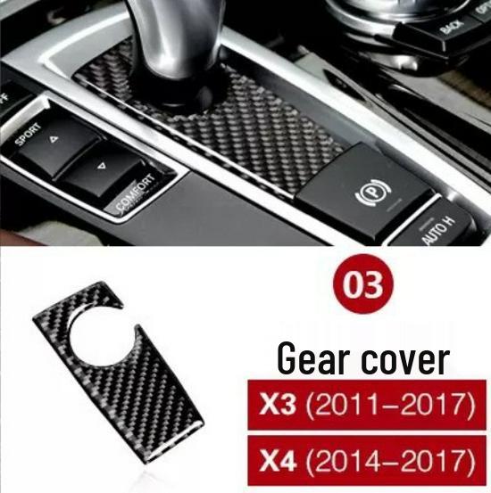 

Модификация интерьера BMW X3/X4 F25/F26 из углеродного волокна: Отделка центральной консоли, рычага переключения передач, кондиционера и стеклоподъемников.