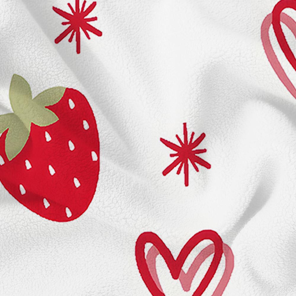 Red Spotted Mushroom Frog Soft Flannel Blanket Breathable Warm Throw for Office Car Sofa Kids Room Birthday Xmas Gift