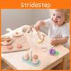 Kitchen Cooking Wooden Pot Toy Set For Kids Hands On Learning And Creativity