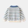 Boys Casual Knit Sweater with Collar for Spring and Fall