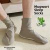 Keeping Warm Air Conditioning Sleep Socks Mugwort Bottom Middle Tube Socks  Winter Season
