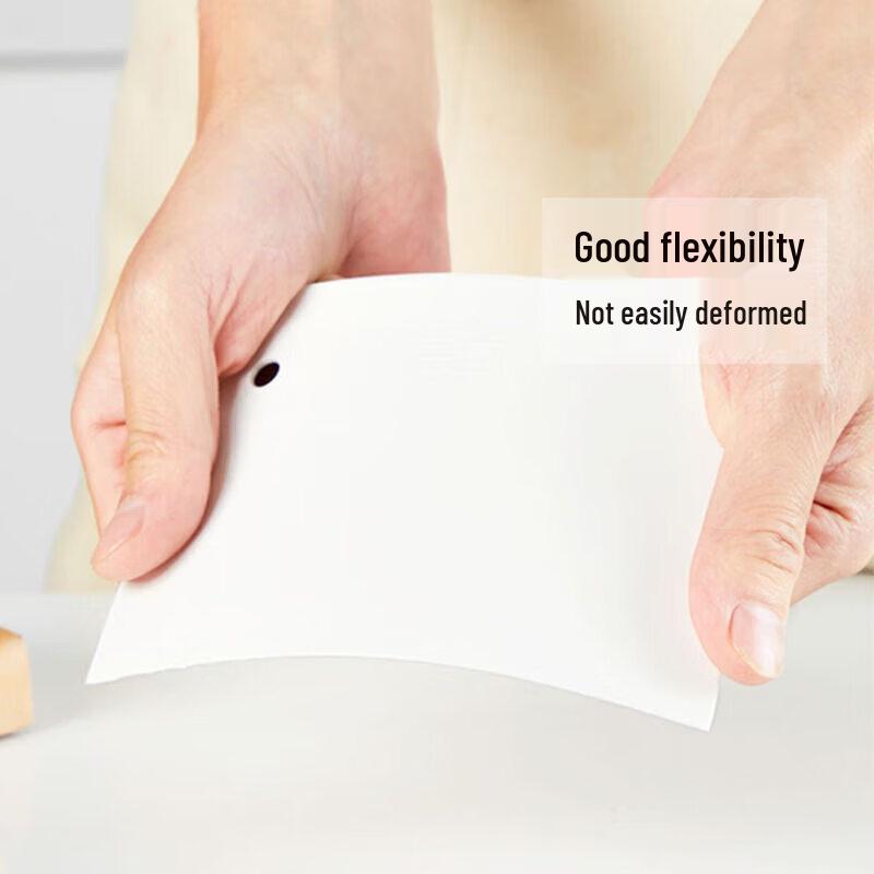 Food-Grade Plastic Baking & Dough Scraper