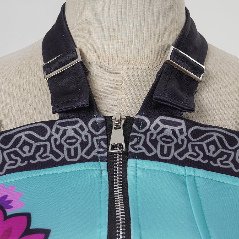 Hunter Girls K-POP Star Cosplay Kostüm: Lumi, Mila, Zoe Anime-Charakter Bühnenauftritt Outfit.