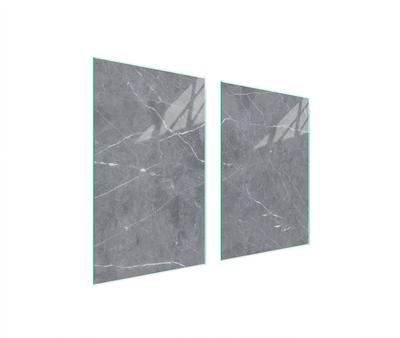 PLACA PROTECTORA DE CRISTAL PARA COCINA 65x52 MÁRMOL