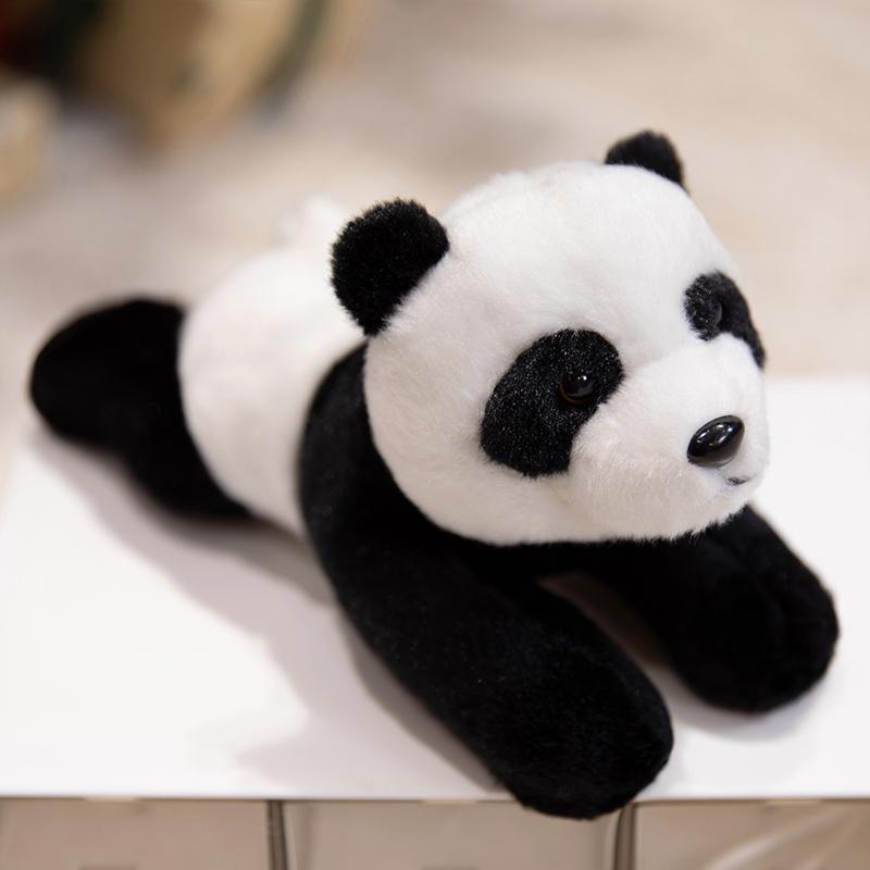 12 Çeşit Peluş Hayvan Oyuncakları Gerçekçi Doldurulmuş Kaplan Aslan Zürafa Fil Panda Yumuşak Simülasyon Peluş Oyuncak Çocuklar İçin Doğum Günü Hediyesi