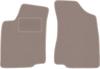Beige Front Floor Mats For: Volkswagen Passat B4 Station Wagon, Sedan (1993-1997)