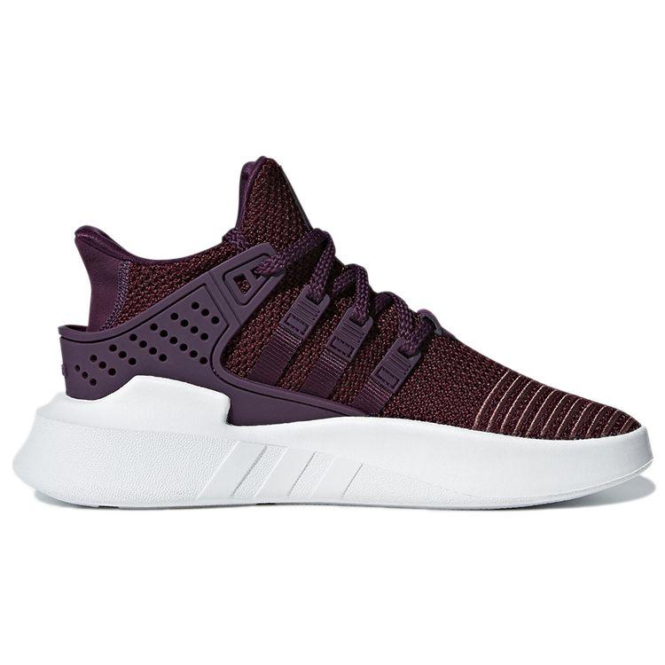 Adidas Originals Eqt Bask Adv Stylish Versatile Mid-Top Lifestyle Casual Shoes Women Casual Shoes Burgundy B37548
