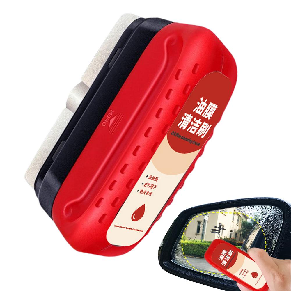 Oil Membrane Cleaner Wiper 120g Car Glass Cleaning Sponge Brush Windshield Oil Film Cleaner Car Cleaning Accessories