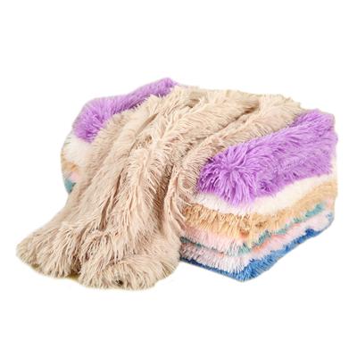 Tappetino soffice Coperta per animali domestici in peluche lunga Tappetini per dormire per gatti Cucciolo Inverno Caldo Cuscino per canile sottile Coperture morbide per materassi per cani di taglia grande