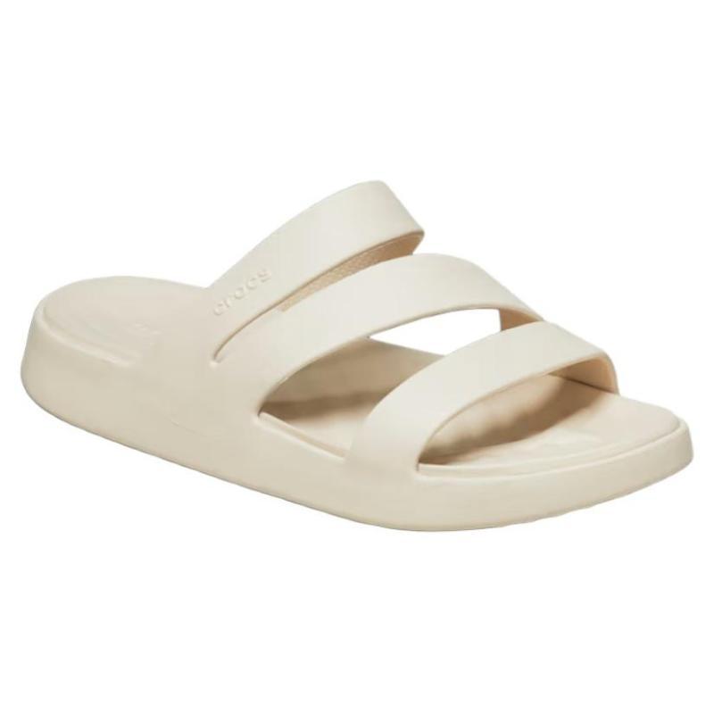 Crocs Getaway Strappy Slides 'Cream White' Women's