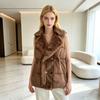 Daunenbaumwollweste Damen Herbst und Winter Neu Verdickt Thermoweste Mittel und Lang Vielseitig Unifarben Weste