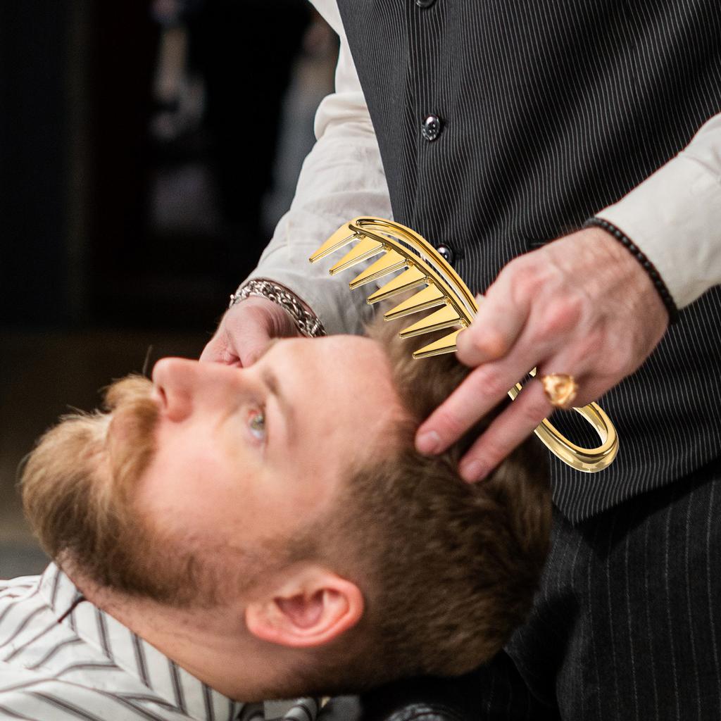 2 Stück Breitkamm Kämme Haare Frisur Werkzeuge für lockiges nasses Haar