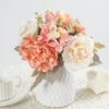 Rose Peony Silk Bouquet Artificial Flowers Wedding Home Room Ornamental Flowerpot Decora Valentine's Wreath Diy Gift Accessories