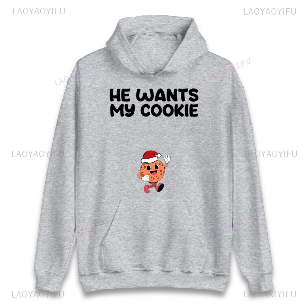 Milk Cookie Matching Rude Hoodie Funny Couples Matching Christmas Hoodies Unisex Women Adult Casual Festival Costumes Xmas Gift