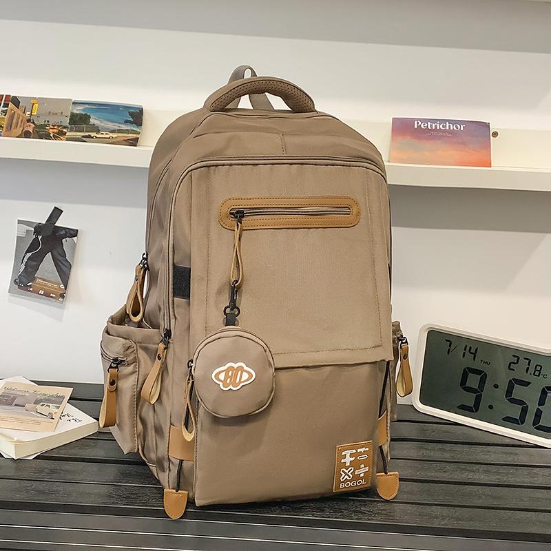 Japanische Freizeit Vielseitig Pendler Reise Große Kapazität Schüler Schultasche Rucksack Mittelschule Oberschule Computertasche
