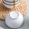 Nordic Style Underglaze Ceramic Rice Bowl Set