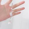 Jellyfish Phone Chain Flower Pendant Keychain Acrylic Phone Charm Strap Lanyard Bag Backpack Ornament Key Holder Jewelry