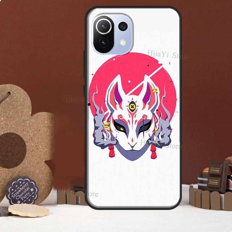 Japanese Style Fox Funda For POCO F5 X3 X4 X5 Pro F4 GT C40 F3 Case For Xiaomi 11T 12T Pro 12 X 13 Lite Cover