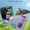 Reuseable Retractable Coffee Cup Portable Collapsible Water Cups Silicone Sport Bottles  Hiking