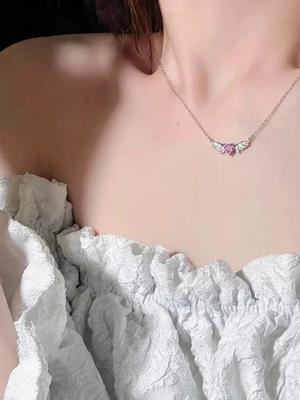 Diamant Herz Halskette Damen