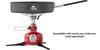 MSR Switch lightweight backpacking and camping stove system.