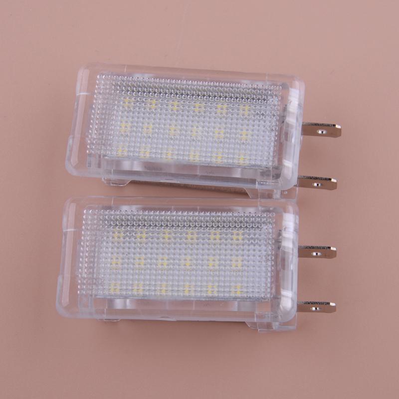 13221556 90306633 1747044 1747040 8972943 2Pcs 12V 3W 6000K LED Luggage Glove Box Boot Trunk Interior Light Fit for Vauxhall