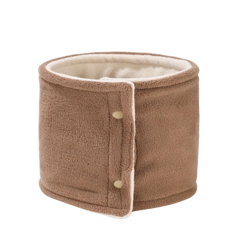 Winter Austrian Velvet Double-sided Snap Scarf Fashionable and Versatile Fake Turtleneck Outdoor Sports Cold and Warm Neck Cover