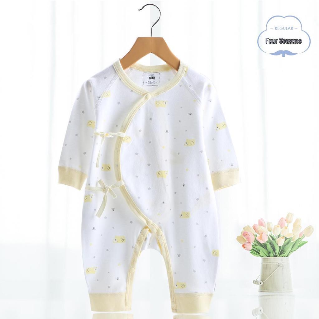 Newborn Baby Jumpsuit - Pure Cotton, Spring & Autumn, 0-6 Months, Base Layer & Crawling Rompers.