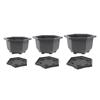 Maceta Hexagonal, Macetero Decorativo Moderno para Interiores y Exteriores para Todas las Plantas de Casa, Flores, Hierbas