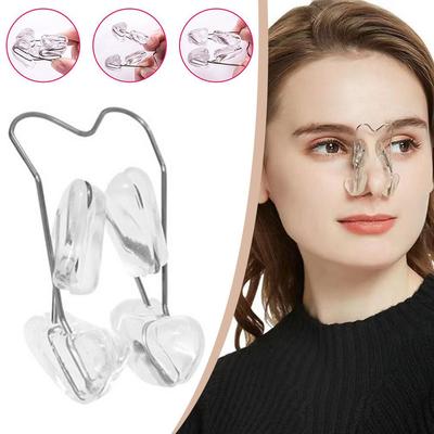 Silicone Nose Clip For Nose Tip Shaping Device Nose Straightener Nasal Bridge Booster Nasal Wing Reduction Corrector Nasal I0V2