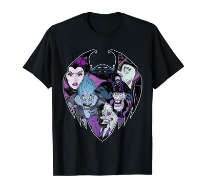 Disney Schurken Böse Crew T-Shirt