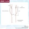 ZHOUYANG Chain Earring For Women Simple Style None Stone Rose Gold Color Ear Line Fashion Jewelry  ZYE236 ZYE237