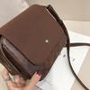 Mode Frosted Chain Bag Quadratische Ledertasche Retro All-Match-Einzelschultertaschen