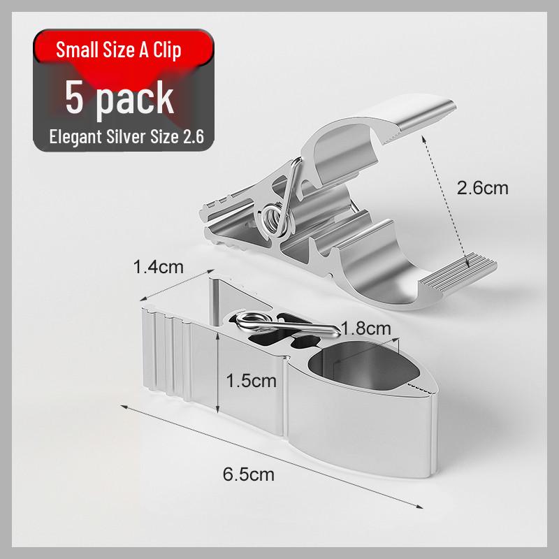 Large Aluminum Windproof Quilt Drying Clips