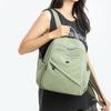 Solid Color Nylon Backpack Women's Travel Backpack Student Schoolbag